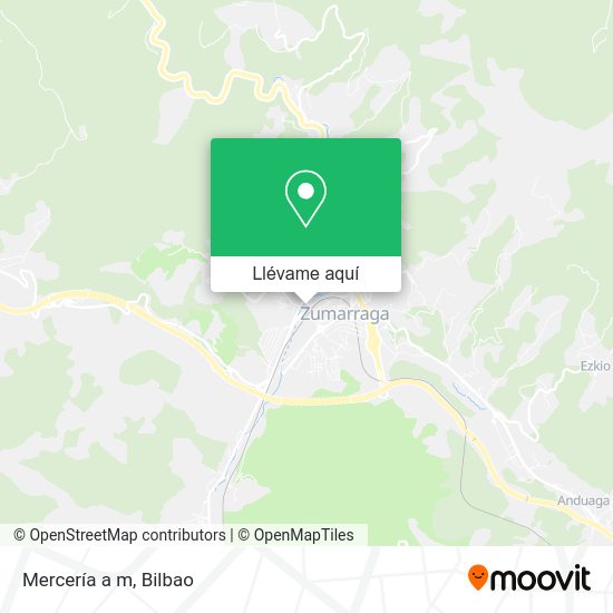 Mapa Mercería a m