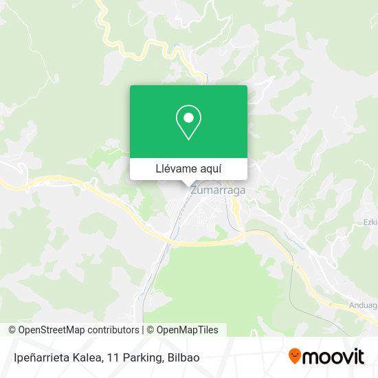 Mapa Ipeñarrieta Kalea, 11 Parking