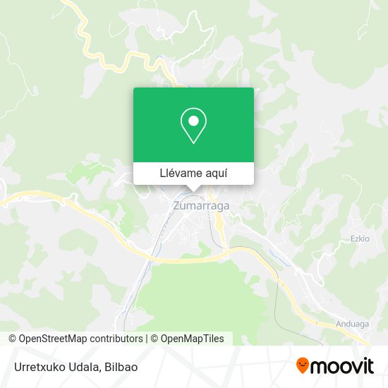 Mapa Urretxuko Udala