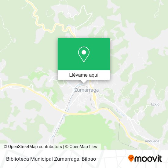 Mapa Biblioteca Municipal Zumarraga