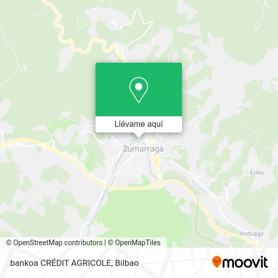 Mapa bankoa CRÉDIT AGRICOLE