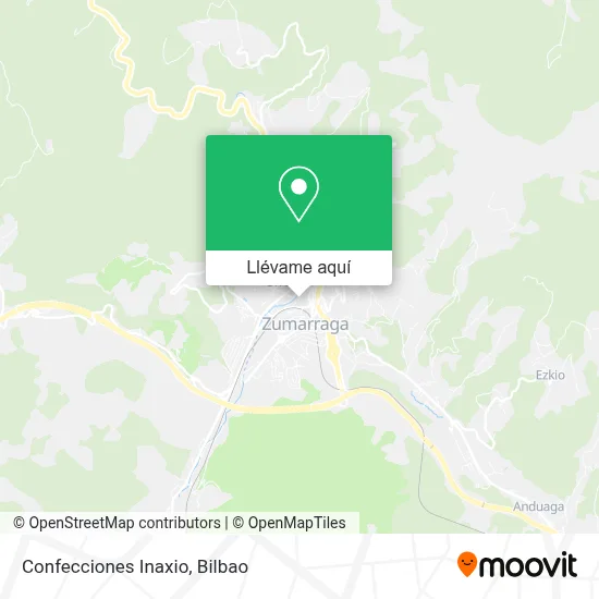 Mapa Confecciones Inaxio