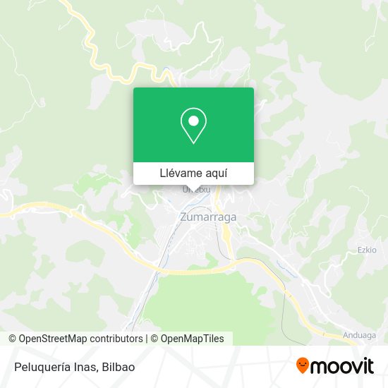 Mapa Peluquería Inas