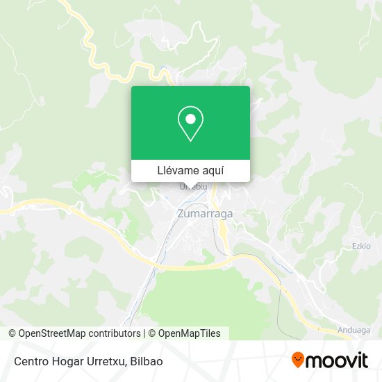 Mapa Centro Hogar Urretxu