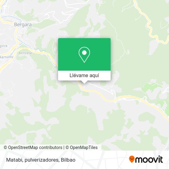 Mapa Matabi, pulverizadores