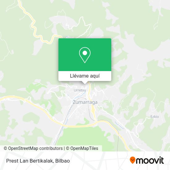 Mapa Prest Lan Bertikalak
