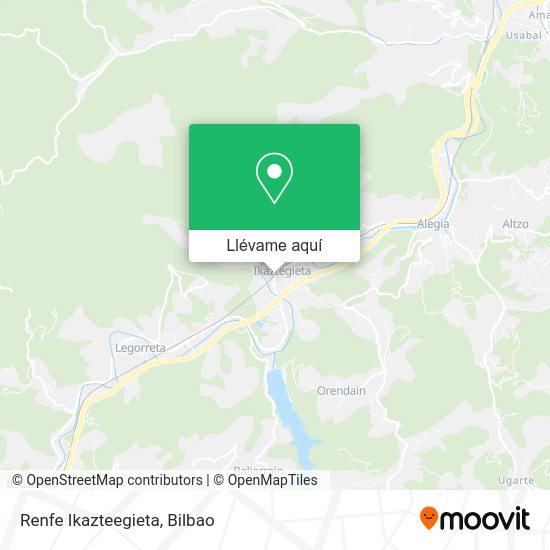 Mapa Renfe Ikazteegieta