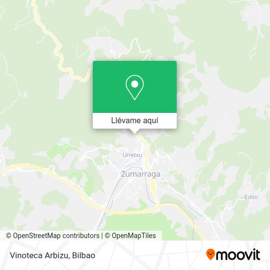 Mapa Vinoteca Arbizu