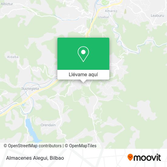 Mapa Almacenes Alegui