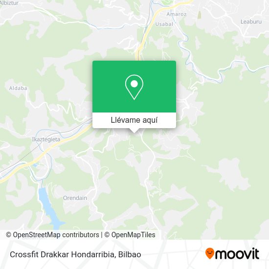 Mapa Crossfit Drakkar Hondarribia