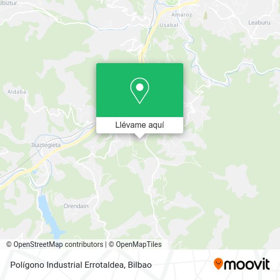 Mapa Polígono Industrial Errotaldea