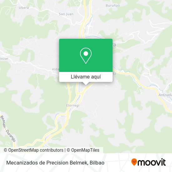 Mapa Mecanizados de Precision Belmek