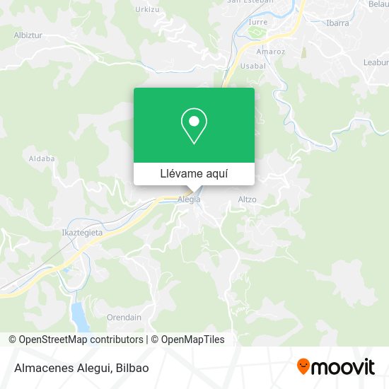 Mapa Almacenes Alegui