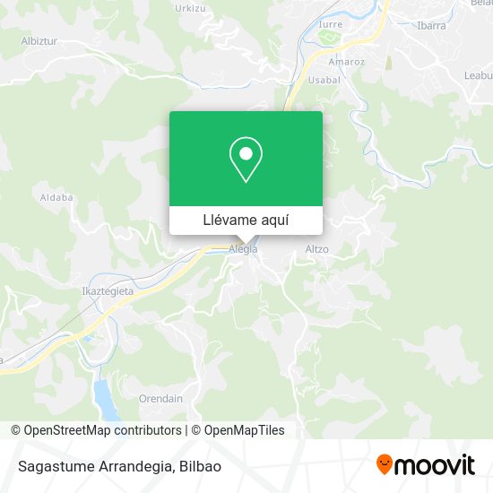 Mapa Sagastume Arrandegia