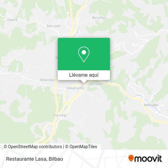 Mapa Restaurante Lasa