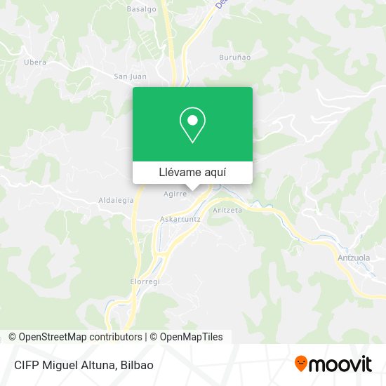 Mapa CIFP Miguel Altuna