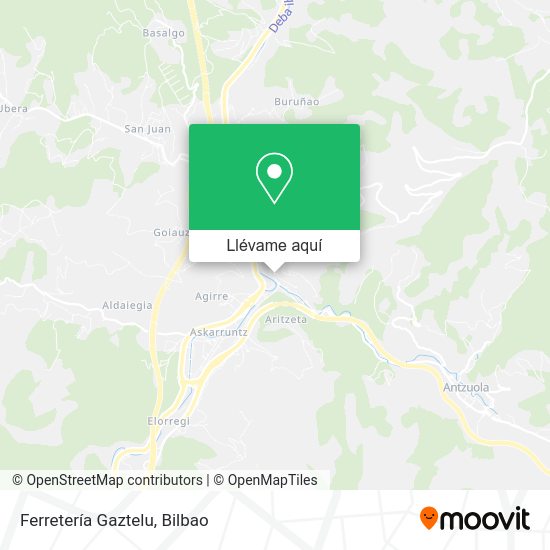Mapa Ferretería Gaztelu