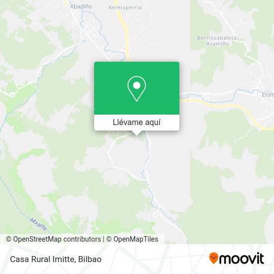 Mapa Casa Rural Imitte