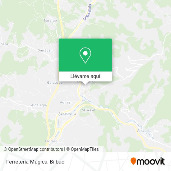 Mapa Ferretería Múgica