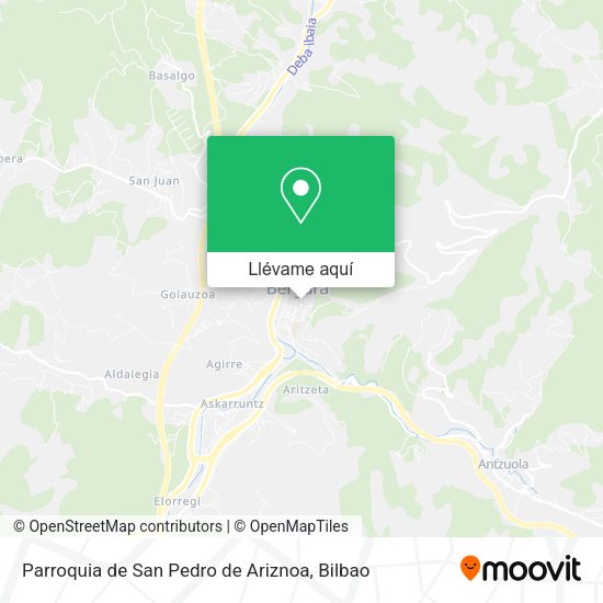 Mapa Parroquia de San Pedro de Ariznoa