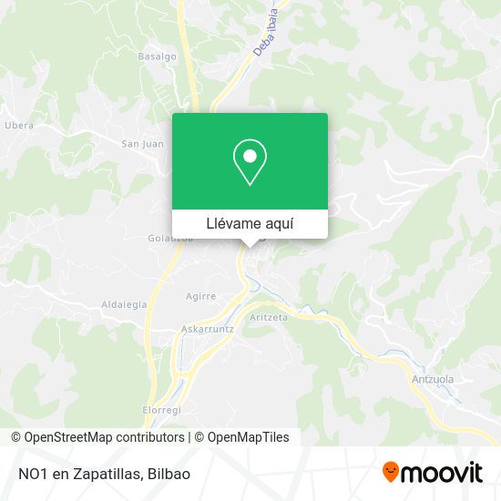 Mapa NO1 en Zapatillas
