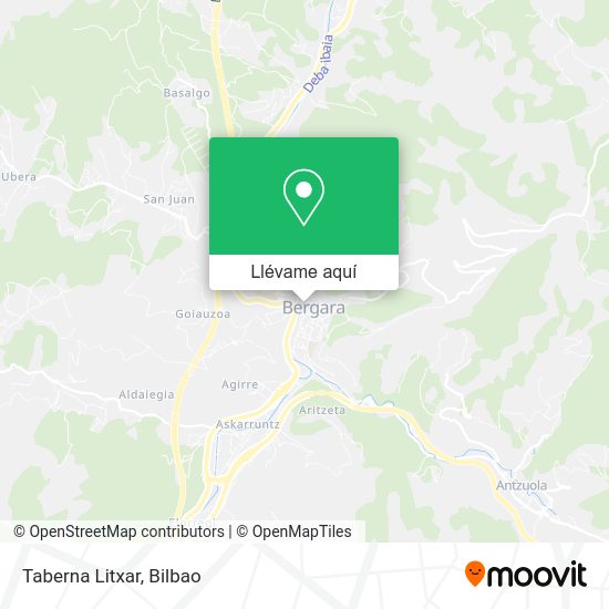 Mapa Taberna Litxar