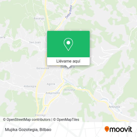 Mapa Mujika Gozotegia