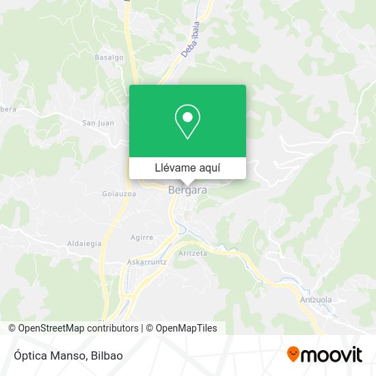 Mapa Óptica Manso