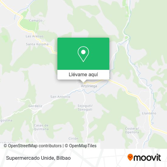 Mapa Supermercado Unide