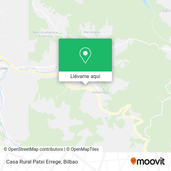 Mapa Casa Rural Patxi Errege
