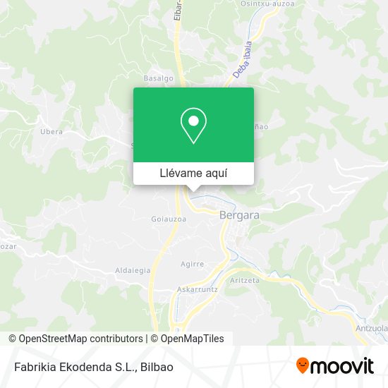 Mapa Fabrikia Ekodenda S.L.