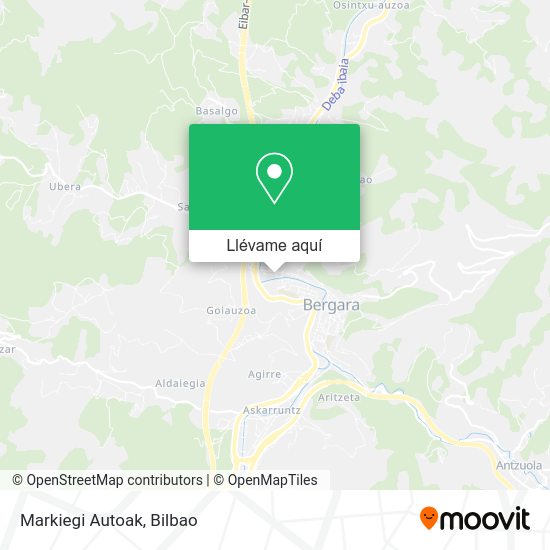Mapa Markiegi Autoak