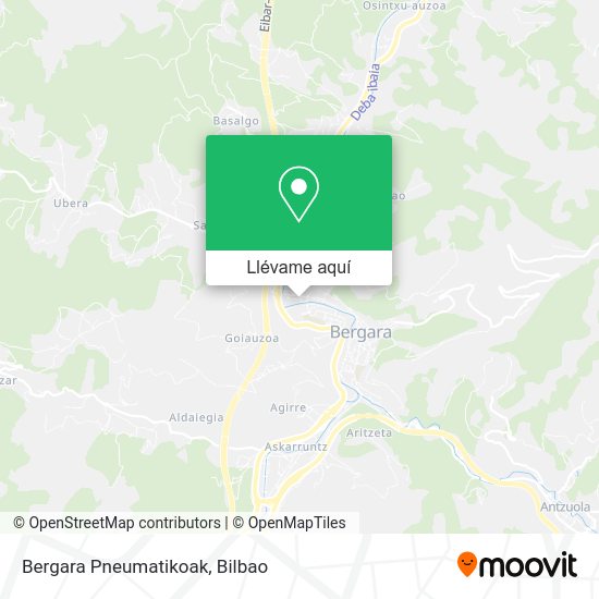 Mapa Bergara Pneumatikoak