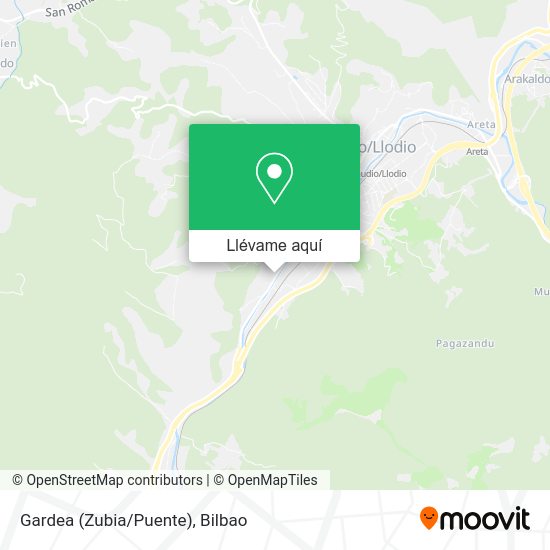 Mapa Gardea (Zubia/Puente)