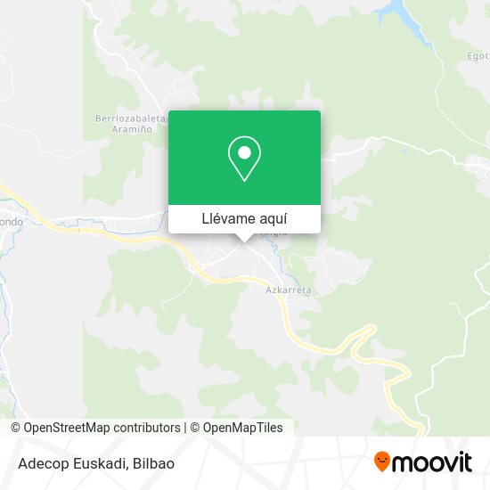 Mapa Adecop Euskadi