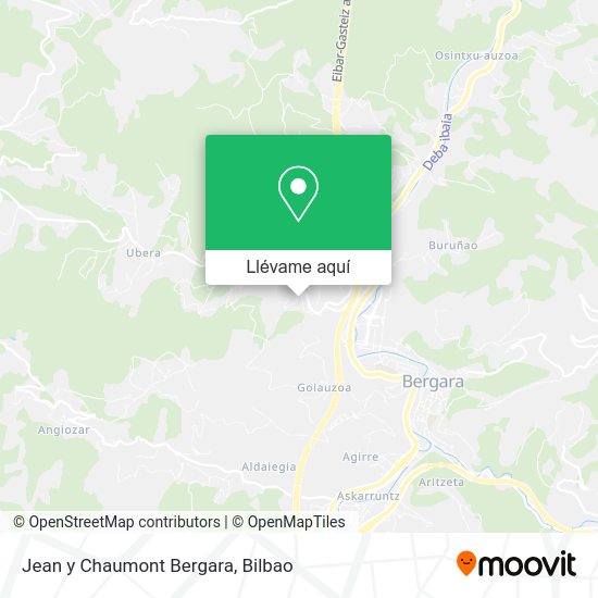 Mapa Jean y Chaumont Bergara