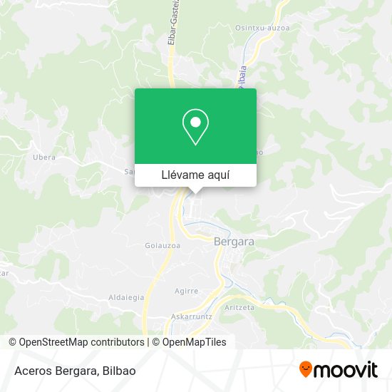Mapa Aceros Bergara