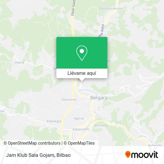 Mapa Jam Klub Sala Gojam