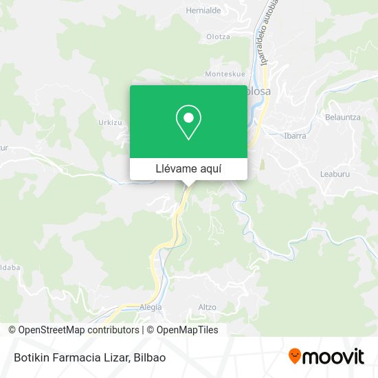 Mapa Botikin Farmacia Lizar