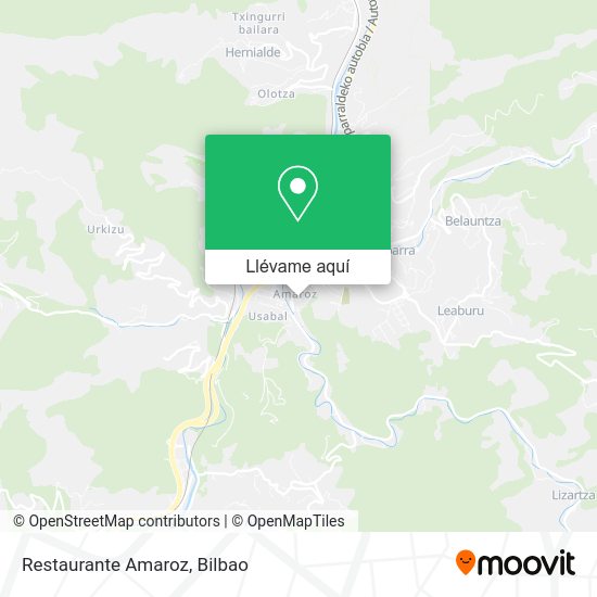 Mapa Restaurante Amaroz