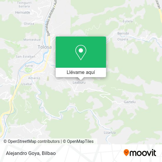 Mapa Alejandro Goya