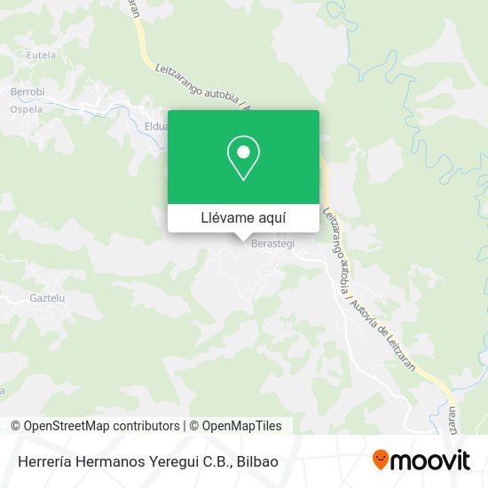Mapa Herrería Hermanos Yeregui C.B.