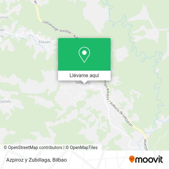 Mapa Azpiroz y Zubillaga