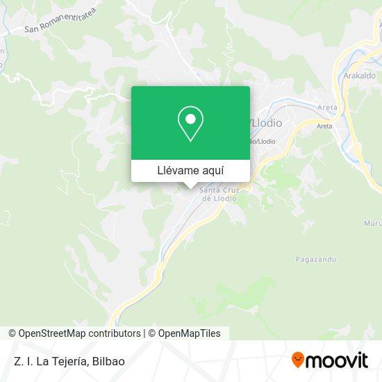 Mapa Z. I. La Tejería