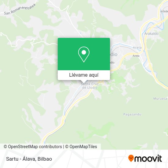 Mapa Sartu - Álava