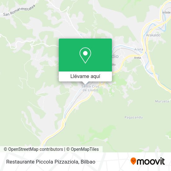 Mapa Restaurante Piccola Pizzaziola