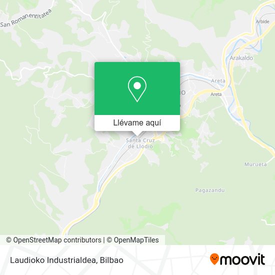 Mapa Laudioko Industrialdea