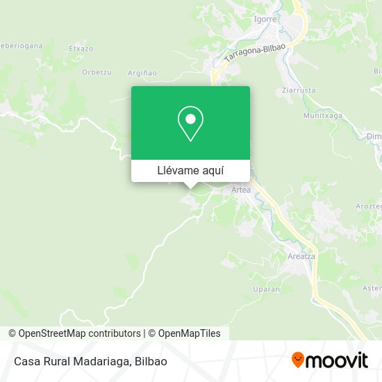 Mapa Casa Rural Madariaga