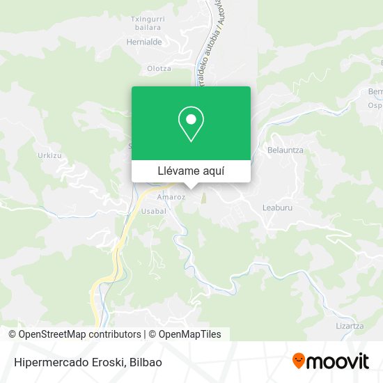 Mapa Hipermercado Eroski