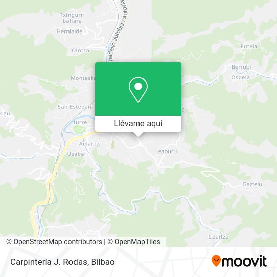 Mapa Carpintería J. Rodas